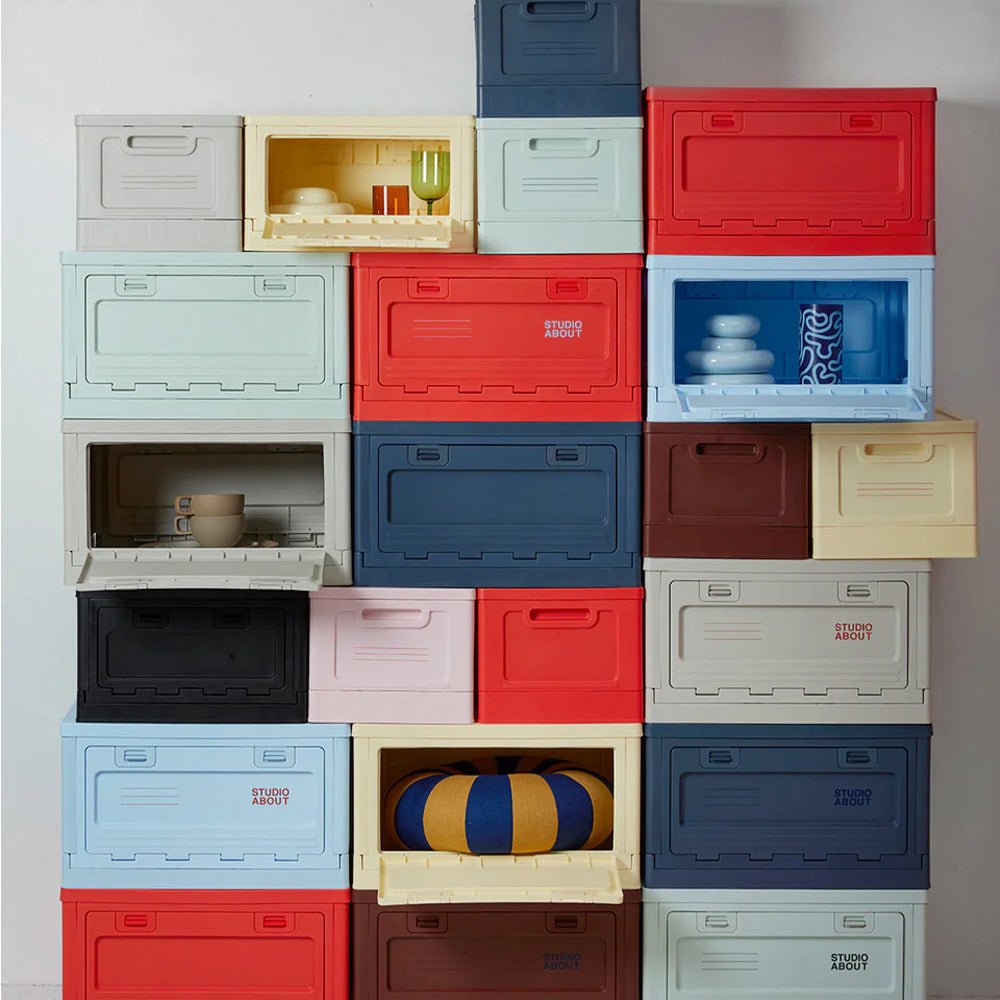 Boîte moyenne rouge