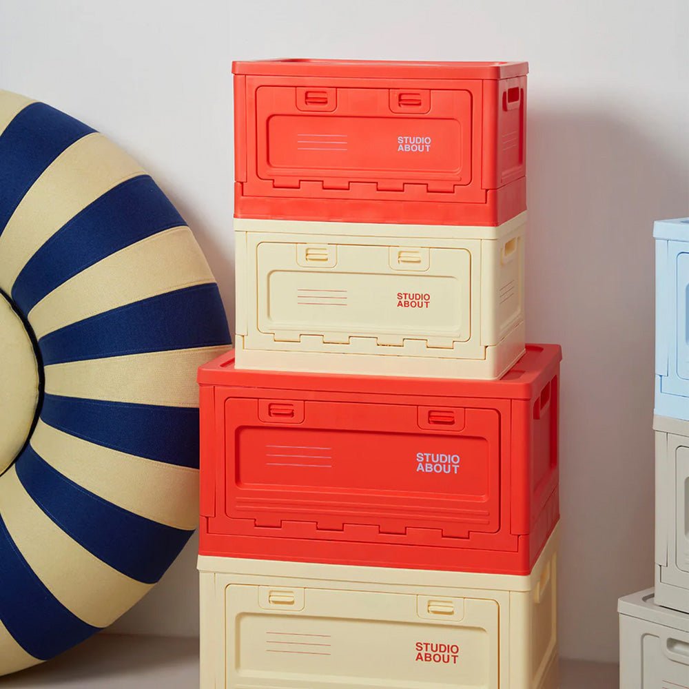 Boîte moyenne rouge