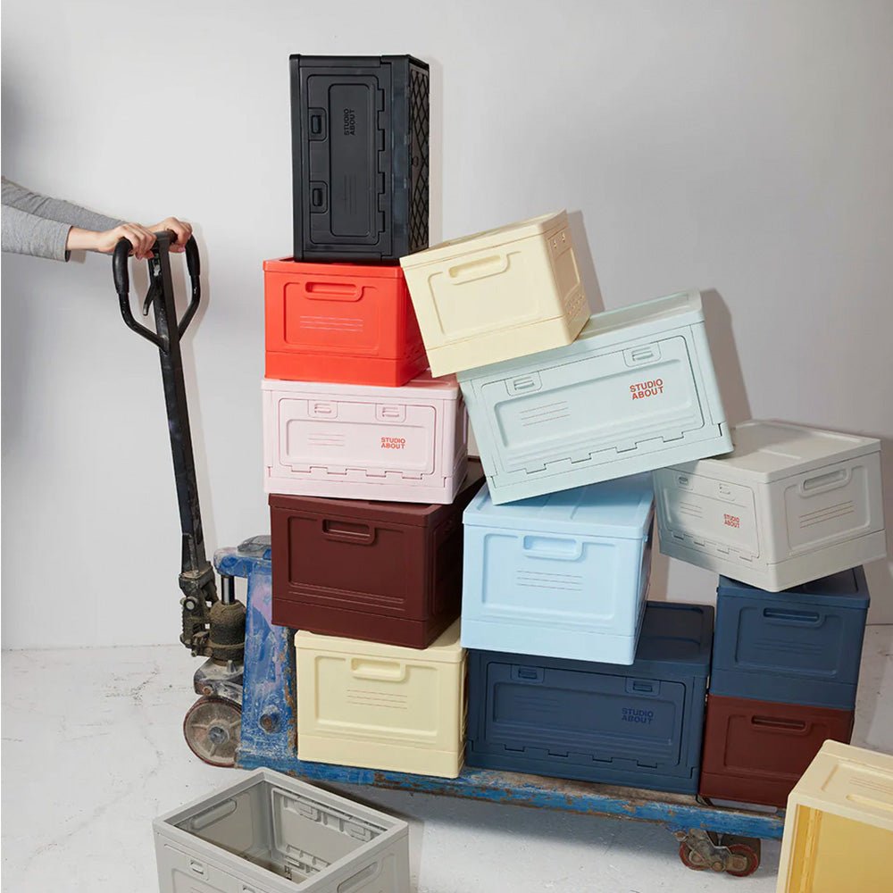 Boîte moyenne rouge