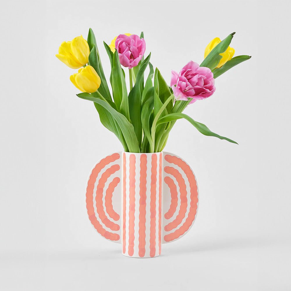 Small Butterfly Vase Pink