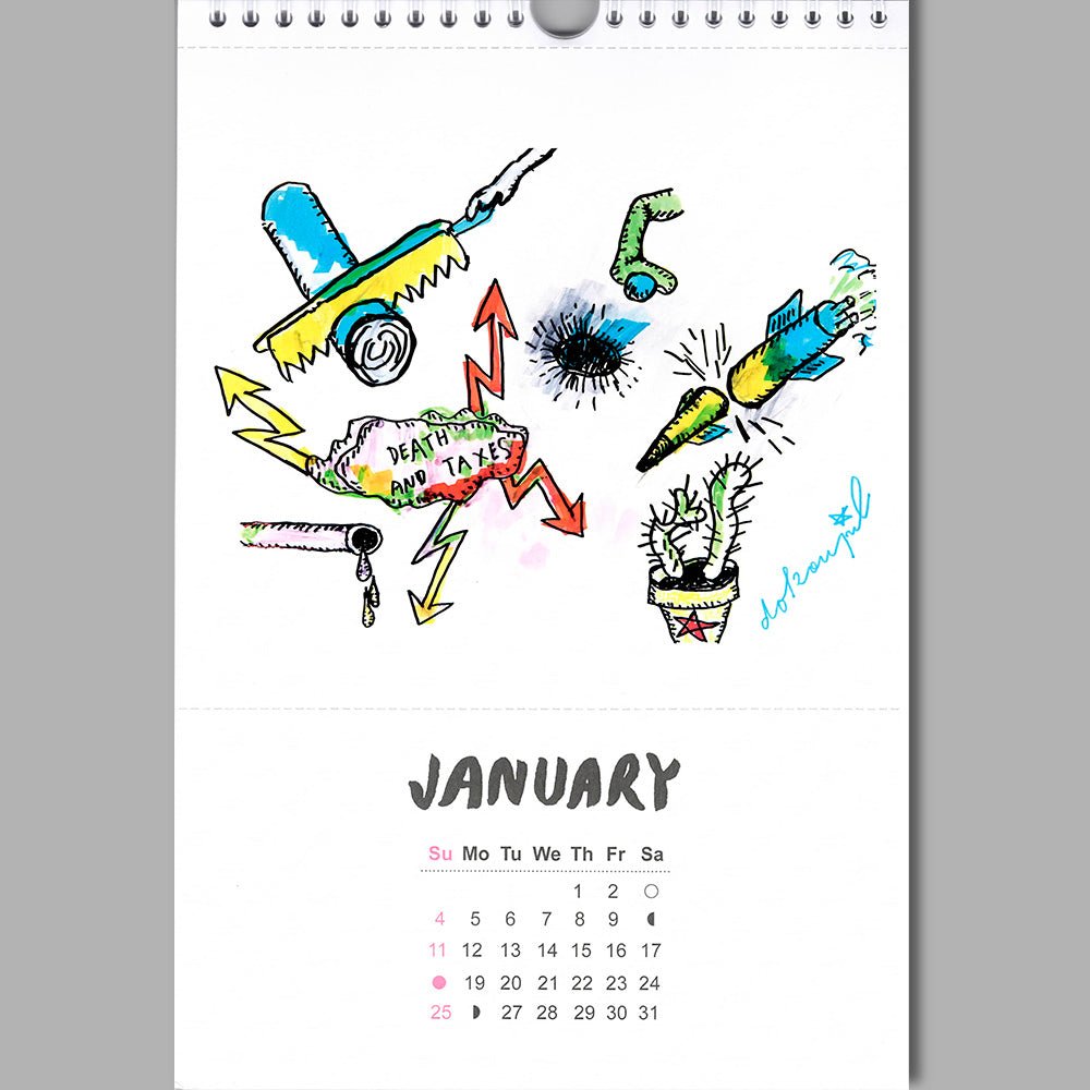 Jiri Georg Dokoupil – Calendario 2026