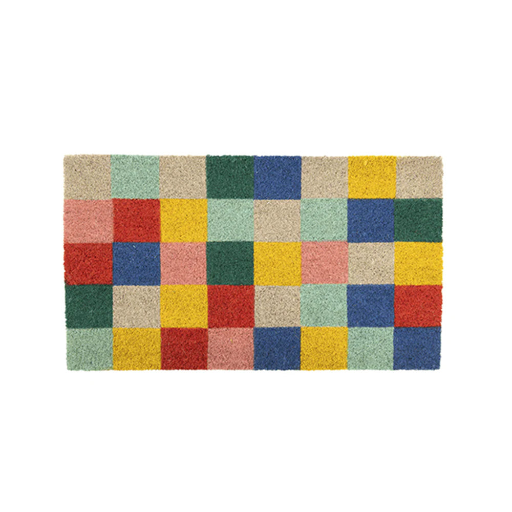 Felpudo Cuadrados Multicolor