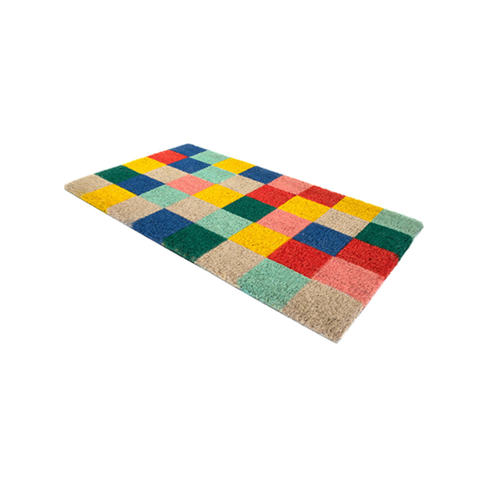 Felpudo Cuadrados Multicolor