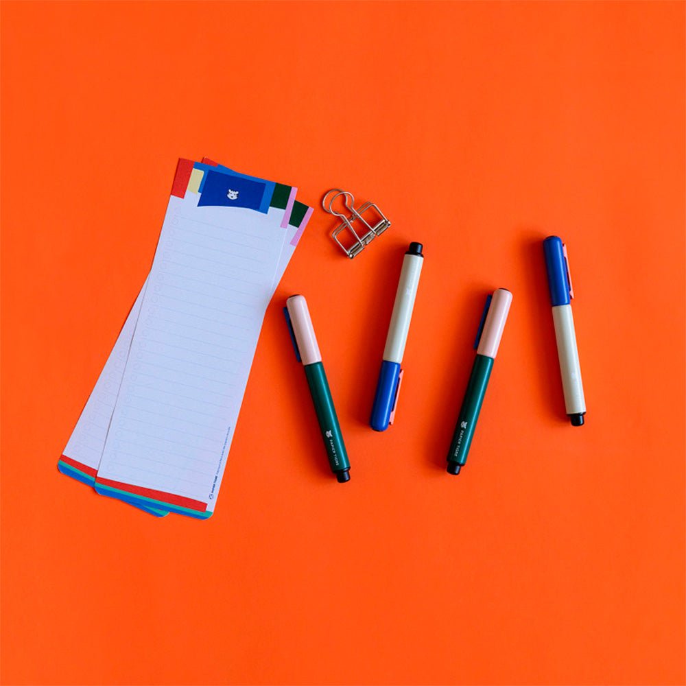Stylo plume bleu