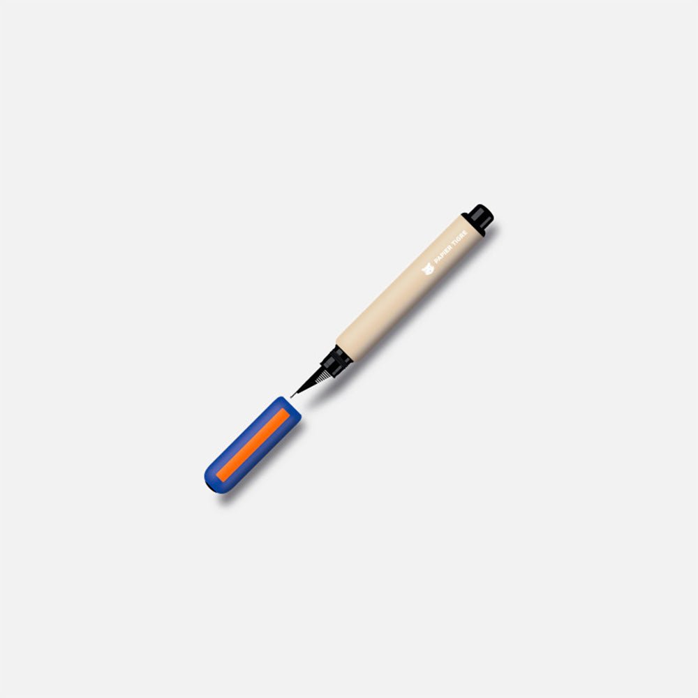 Stylo plume bleu