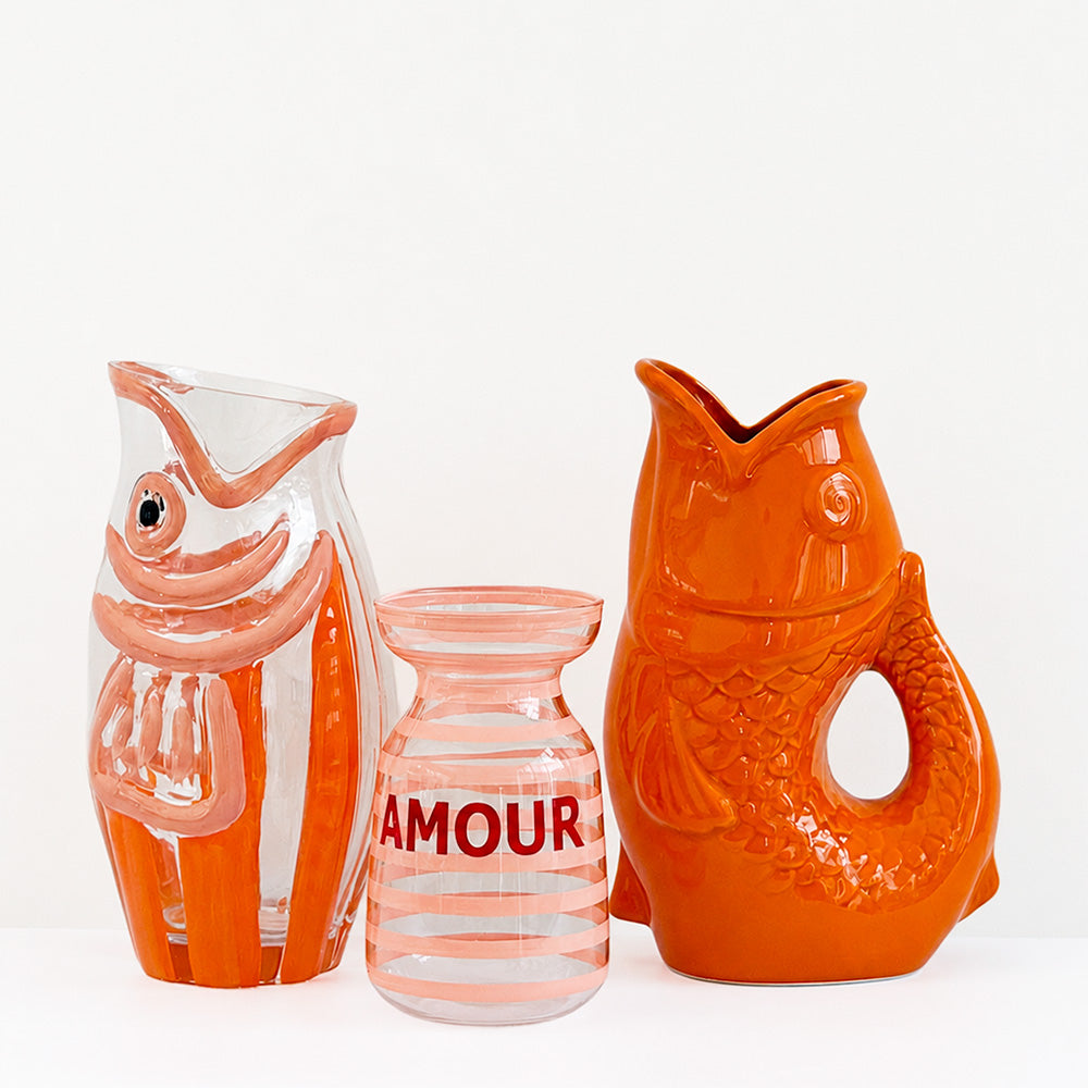 Vase Fish Orange