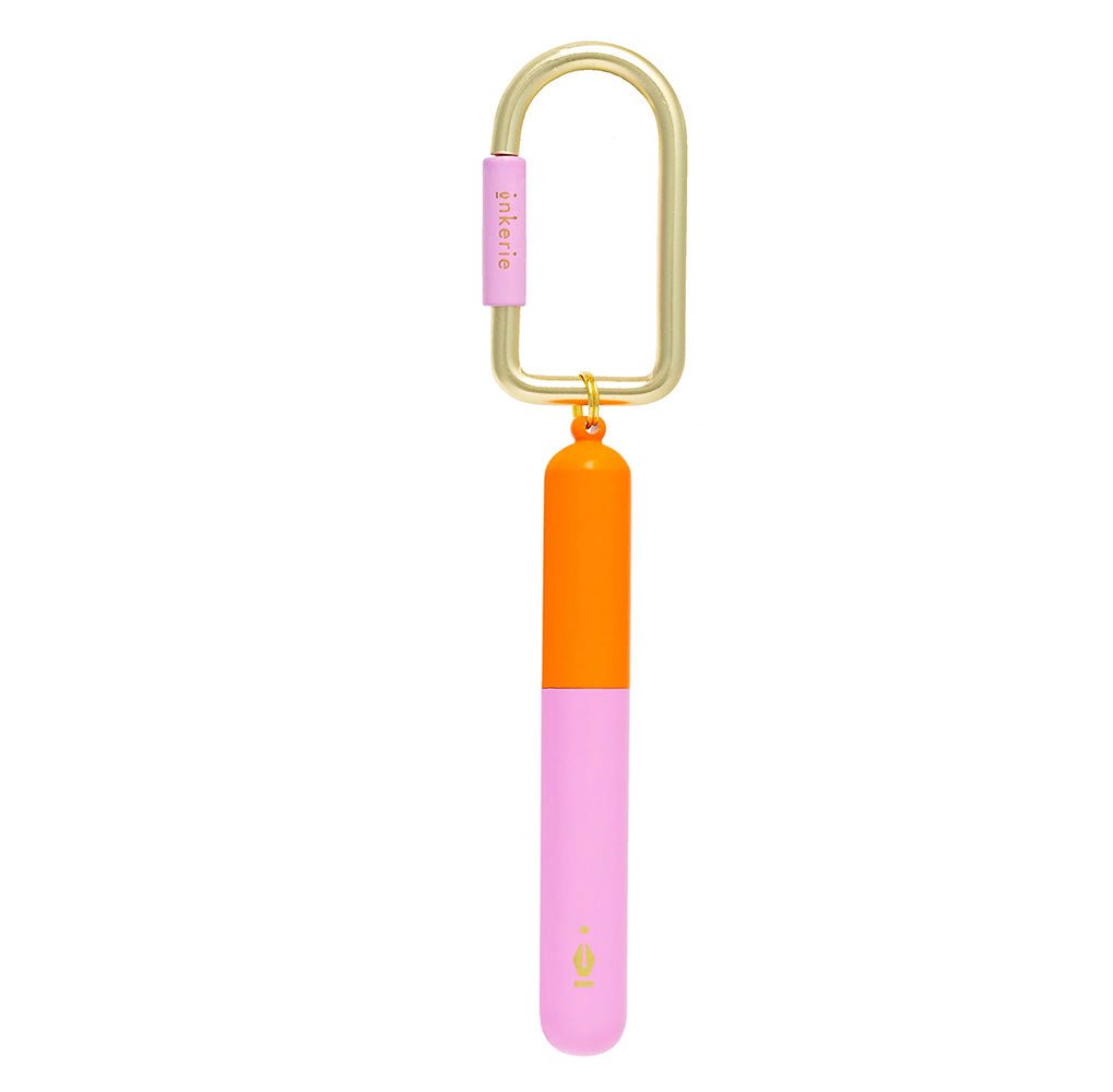 Keychain Pen Orange / Pink