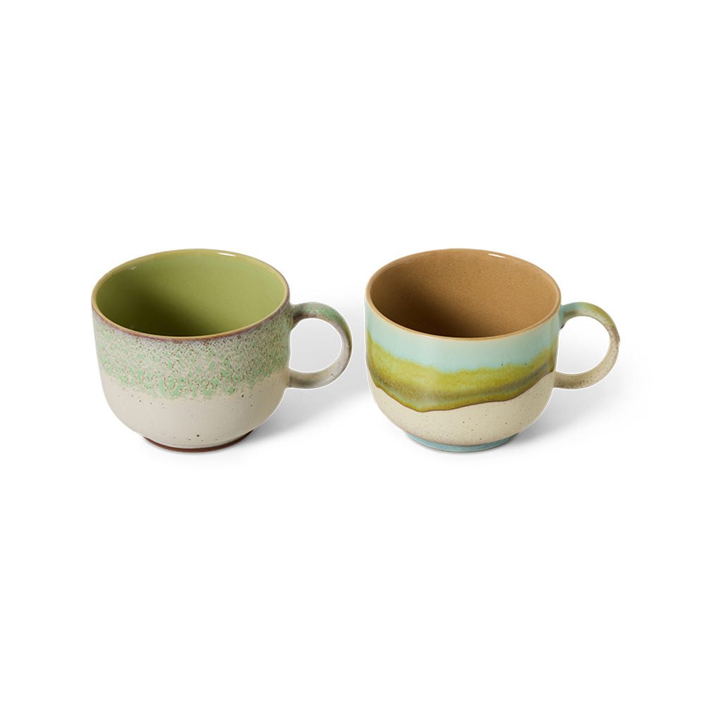 70s Ceramics: Tea Cups - Neo (set de 2)