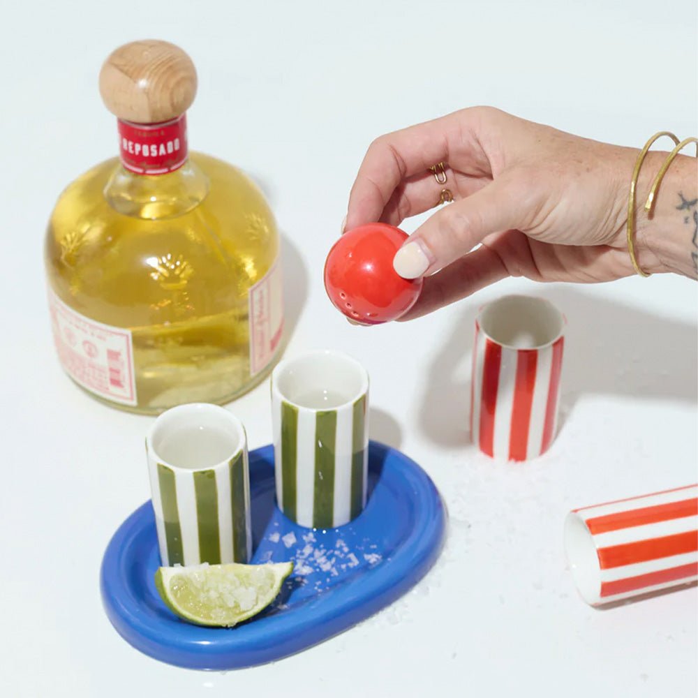 Set de chupitos Lily Mae Cerámica - Poppy / Lilac