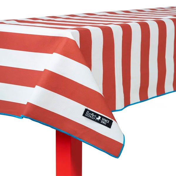 Marshall Red Lines Tablecloth 140 x 140