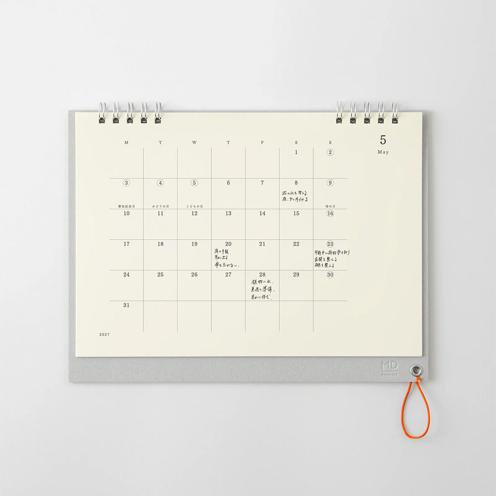 MD Calendario de Escritorio Mensual 2027