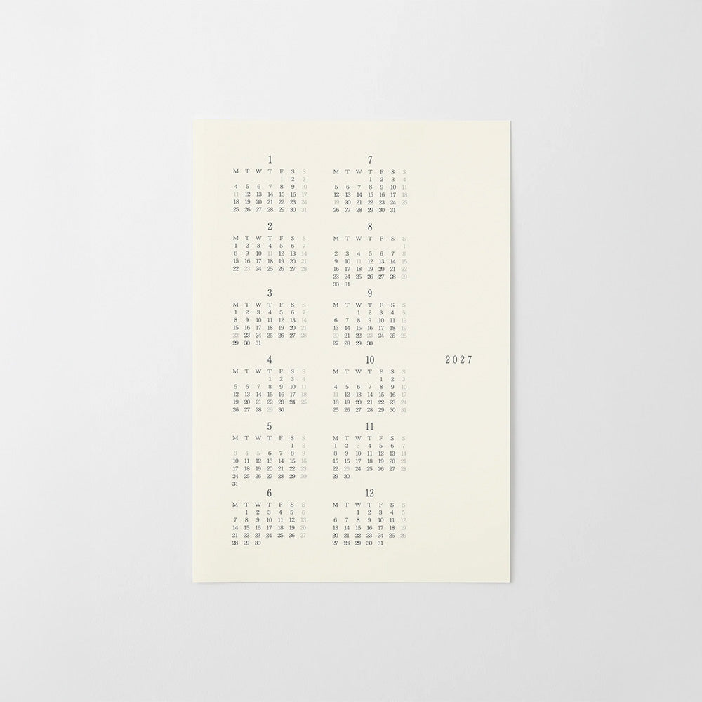 MD Diary Sticker M 2027