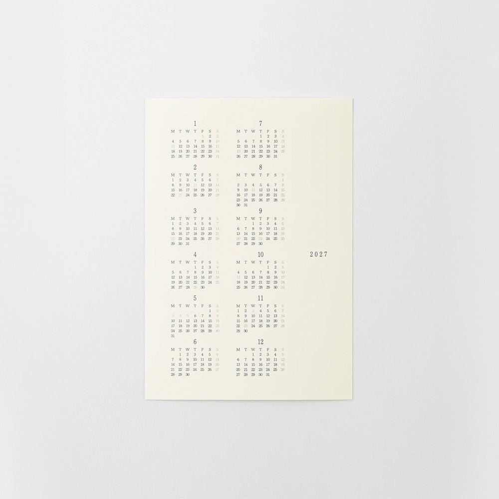 MD Diary Sticker S 2027