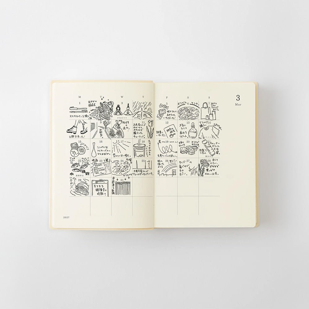 MD Agenda Notebook Diary A6 1Day 1Page 2027