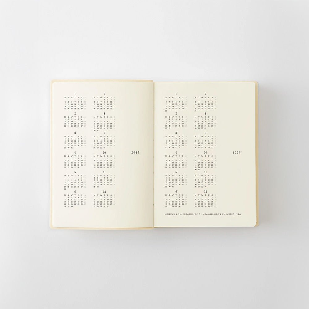 MD Agenda Notebook Diary A6 1Day 1Page 2027