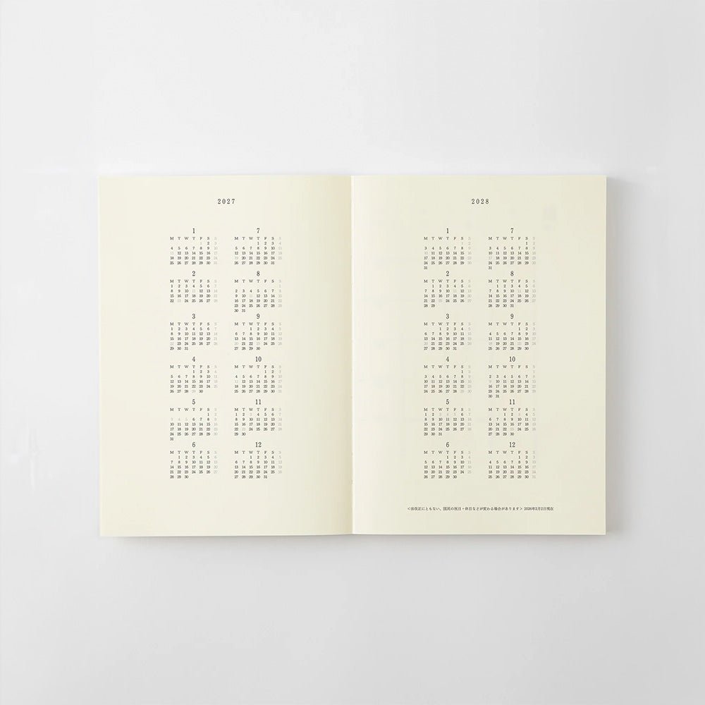 MD Agenda Notebook Diary A5 2027