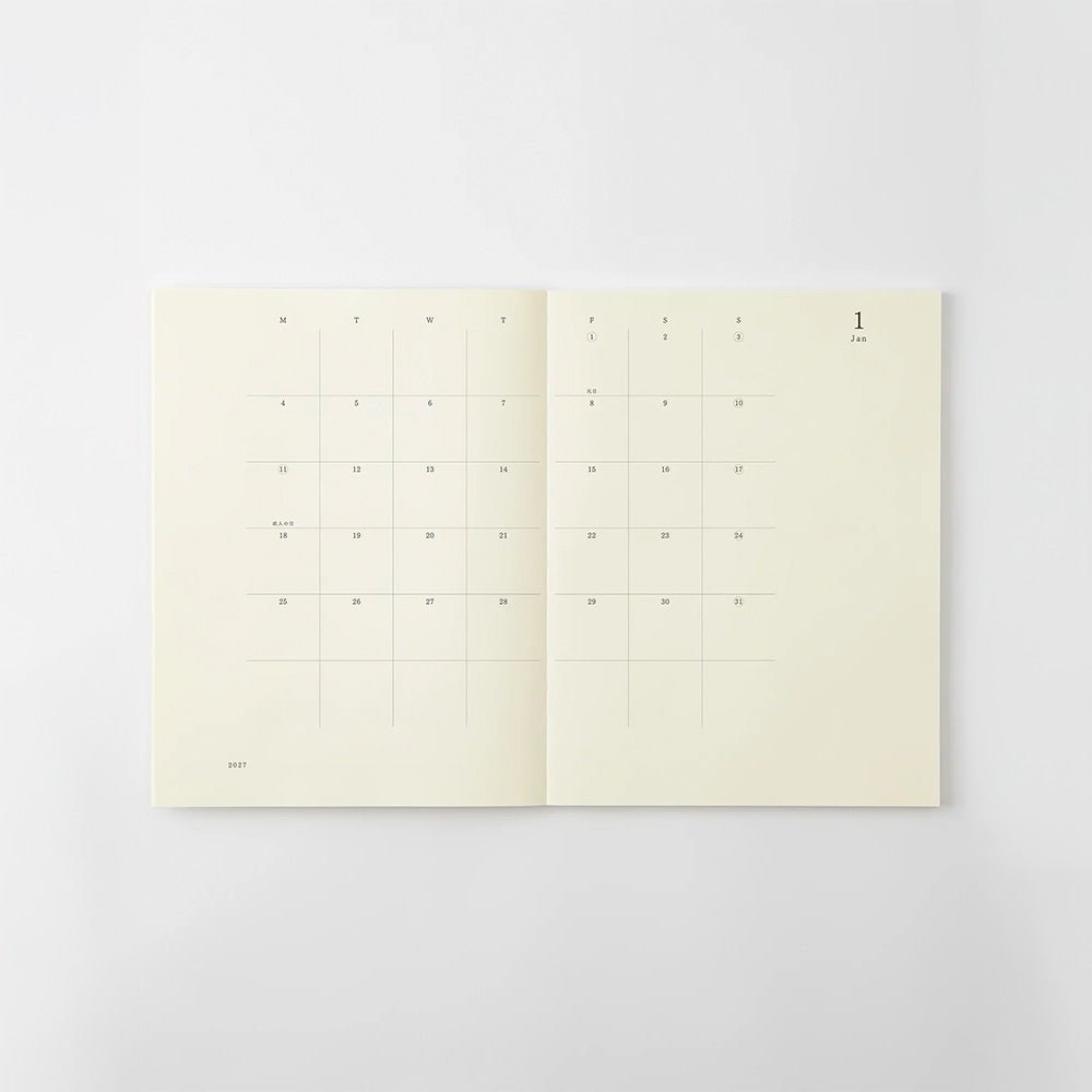 MD Agenda Notebook Diary A4 Variant Thin 2027