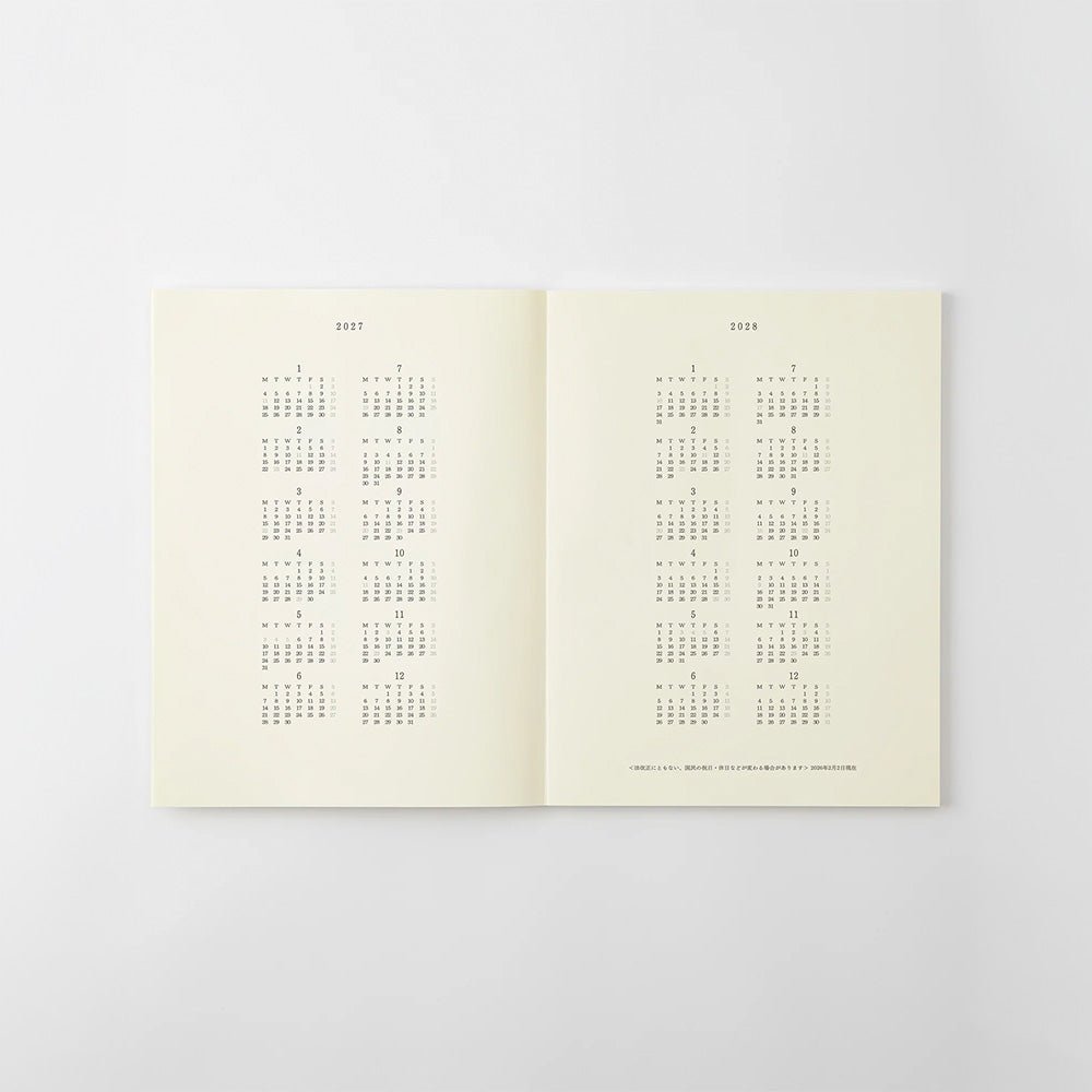 MD Agenda Notebook Diary A4 Variant Thin 2027