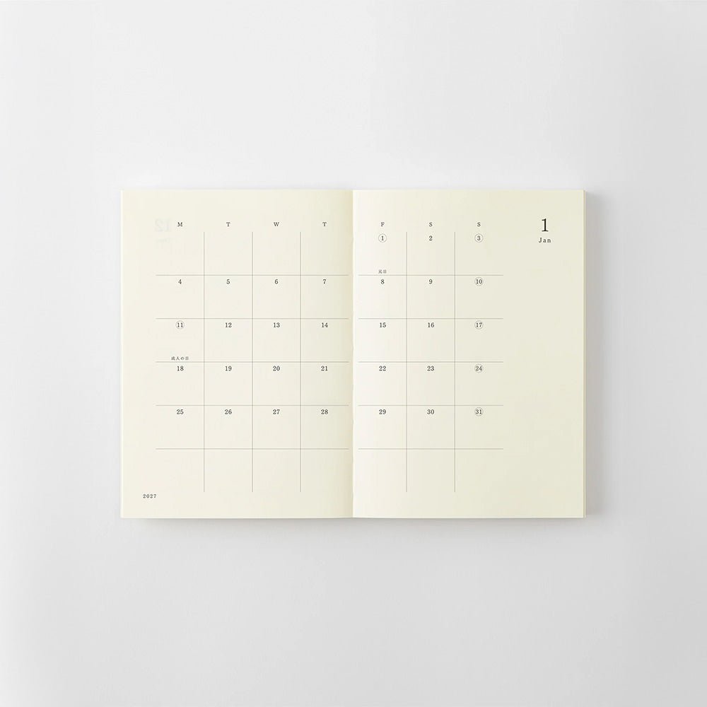 MD Agenda Notebook Diary A6 2027