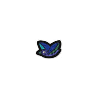 Pajarito azul Broche Hecho a Mano