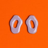 Pendientes Oval Lavender