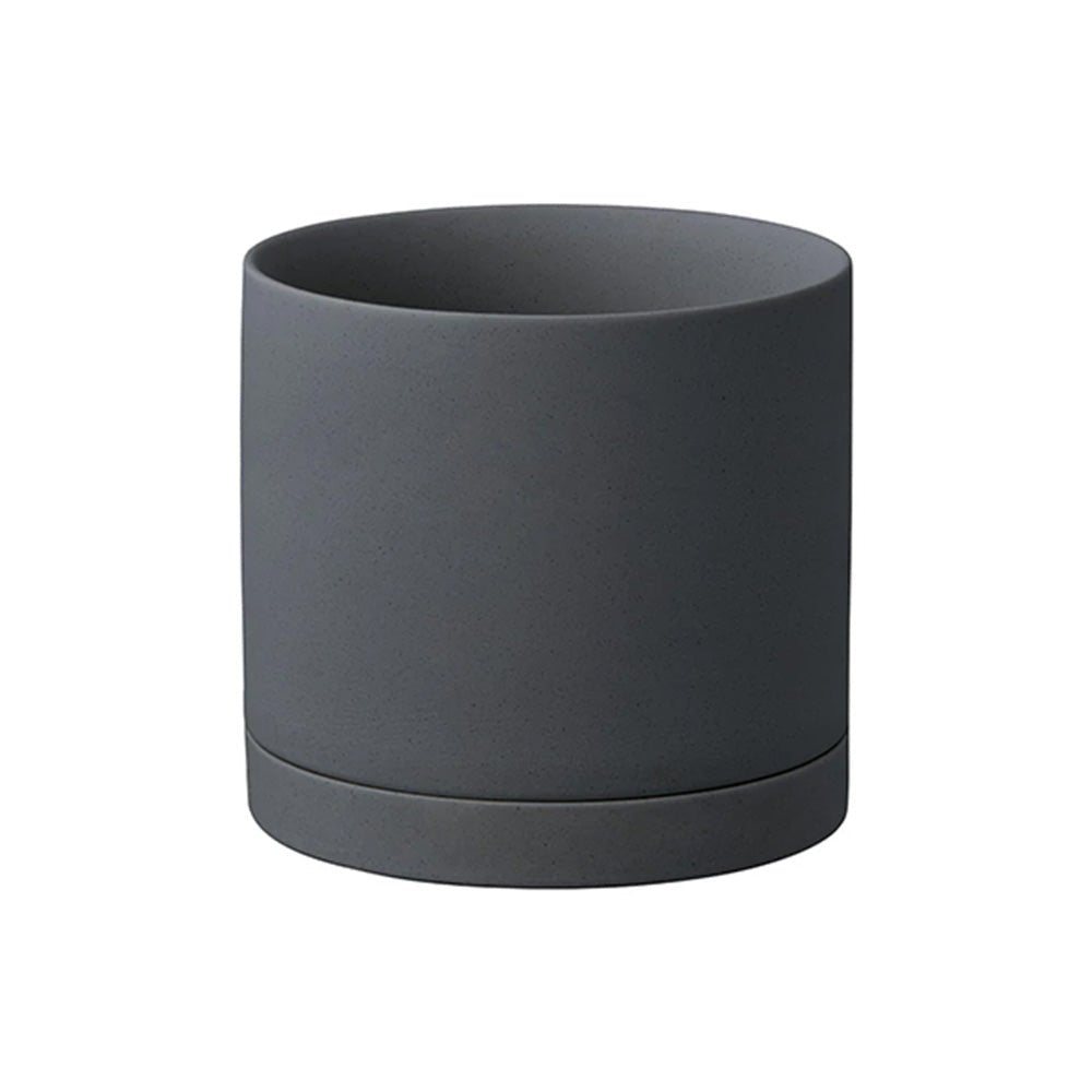 Pot de fleurs 191 - 170 x 160 mm Gris foncé