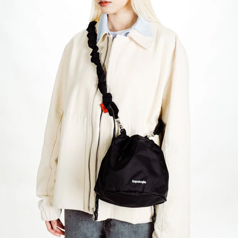 Reversible Bucket Black Tech Sateen