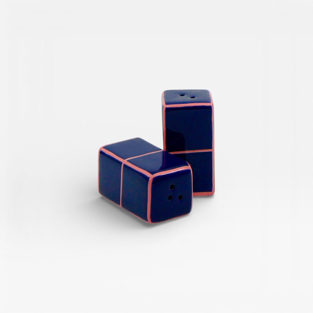 Set Salero Pimentero Azul / Rosa