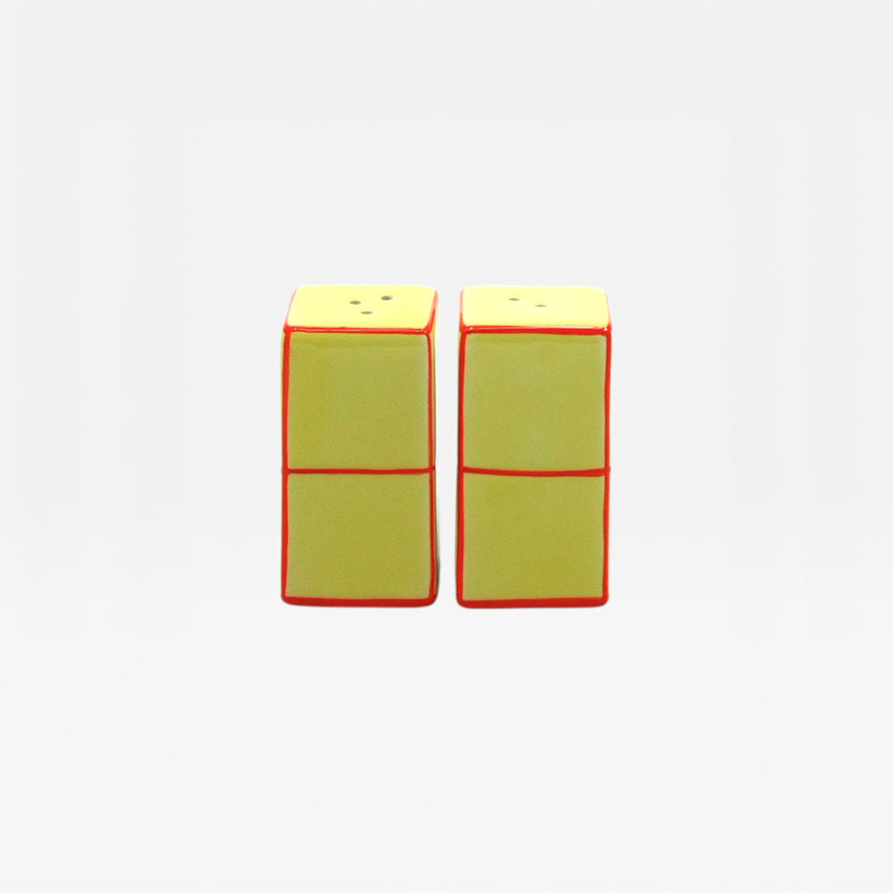 Salt and Pepper Tile Set Yellow / Orange