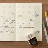Sello Giratorio Soft Color Days of the Week Brown
