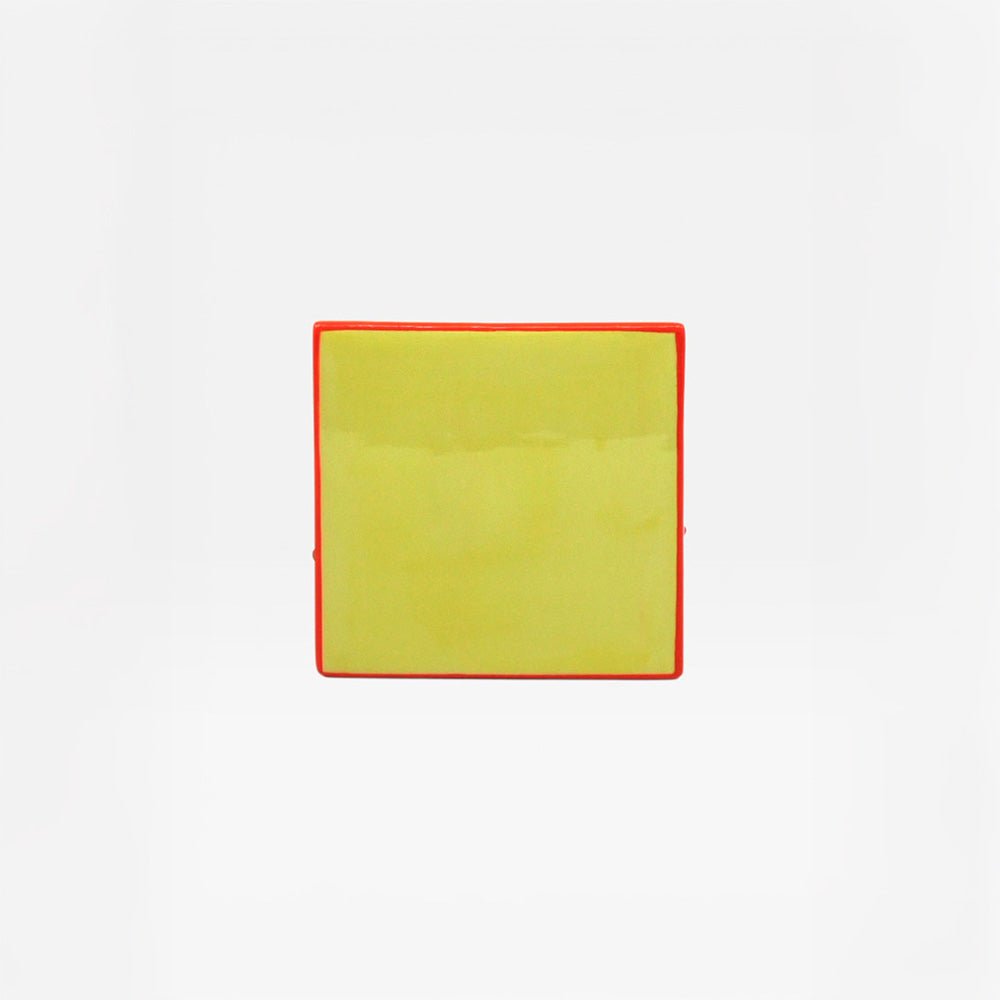 Coasters Tile Yellow / Orange (set of 4)