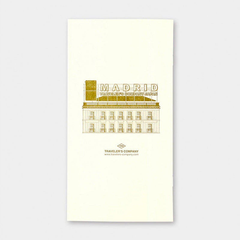 Carnet de voyage - Recharges - Activités locales à Madrid - Format standard