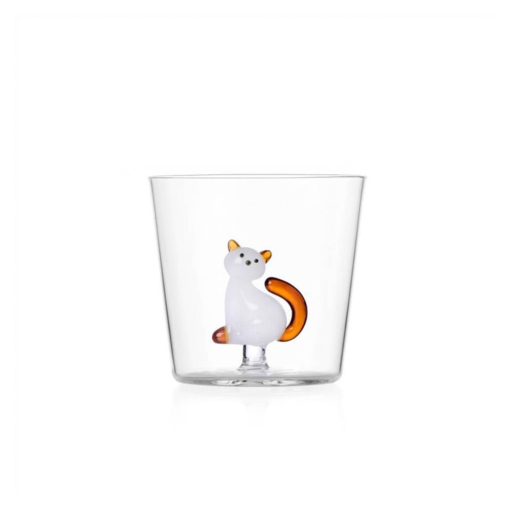 Vaso Gato con Cola Ámbar 35cl Tabby Cat