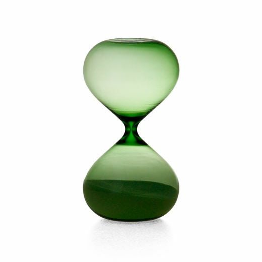 Reloj De Arena Para Ducha O Cocina De 3 Minutos color verde