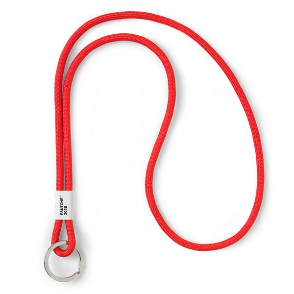 Porte-clés long Pantone Rouge 2035