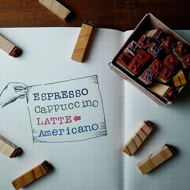 Tampons alphabet (lettres majuscules)