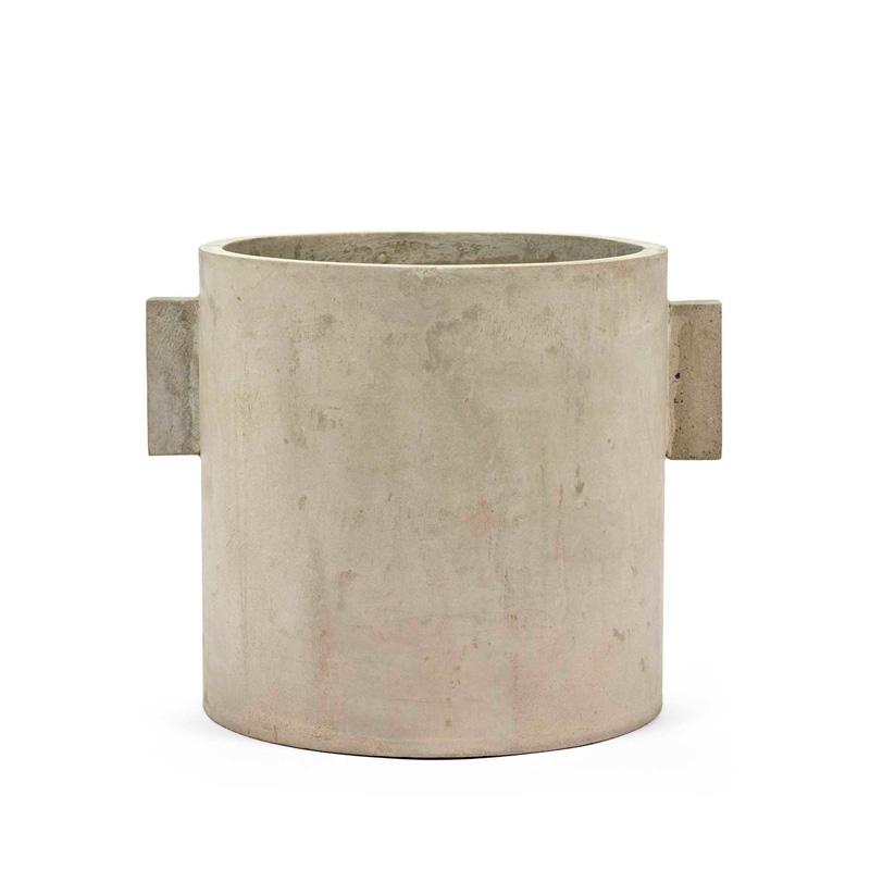 Macetero Cemento Rond Naturel XXXL 30 x 30