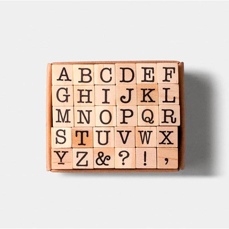 Tampons alphabet (lettres majuscules)