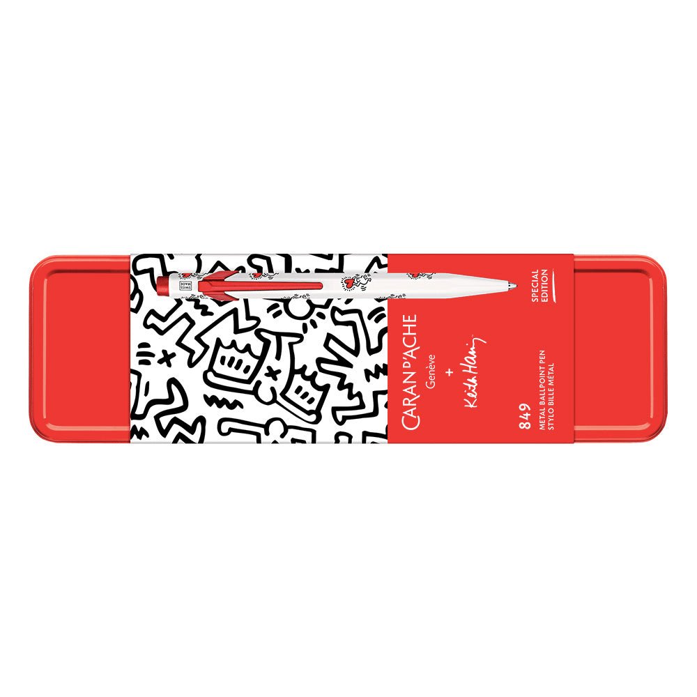 Bolígrafo 849 KEITH HARING Blanco Edición Especial