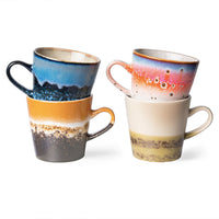70s Ceramics: Americano Mugs - Pegasus (set de 4)