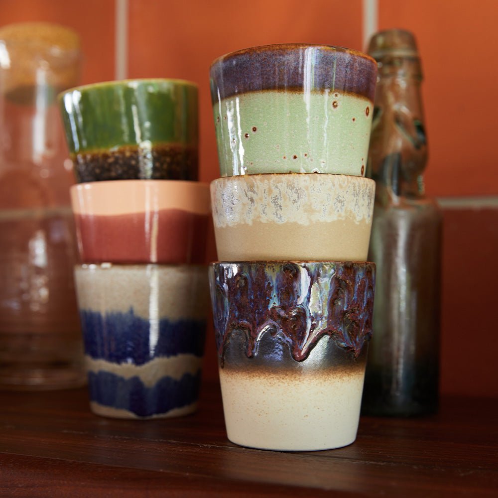 70s Ceramics: Coffee Mugs - Grounding (set de 6)
