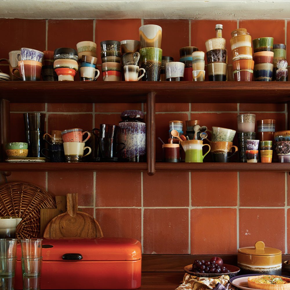 70s Ceramics: Coffee Mugs - Grounding (set de 6)