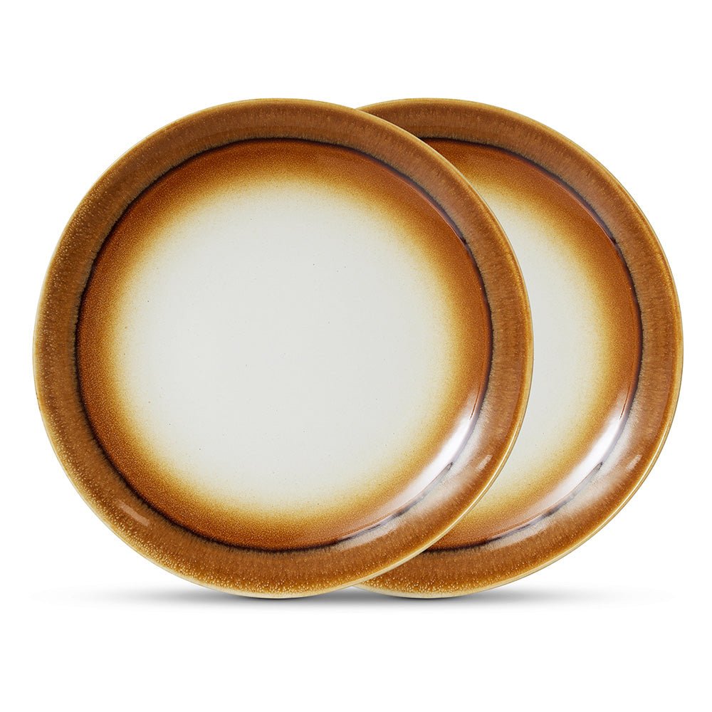 Assiette moyenne Supernova en céramique des années 70