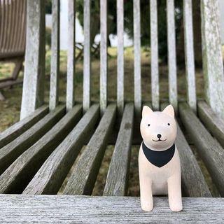 Pole Pole Wooden Animal Akita