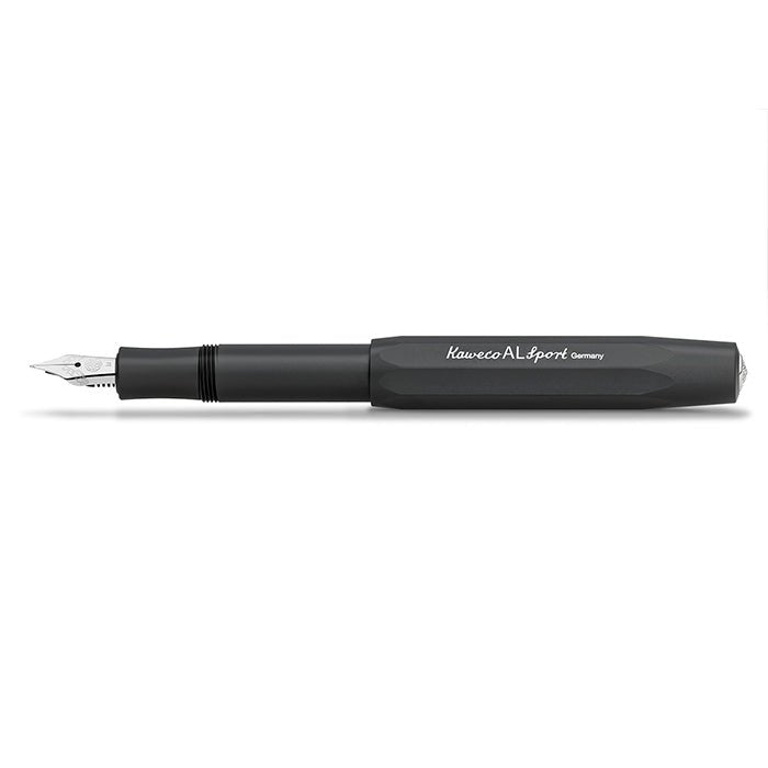 Al Sport Fountain Pen Aluminium Black