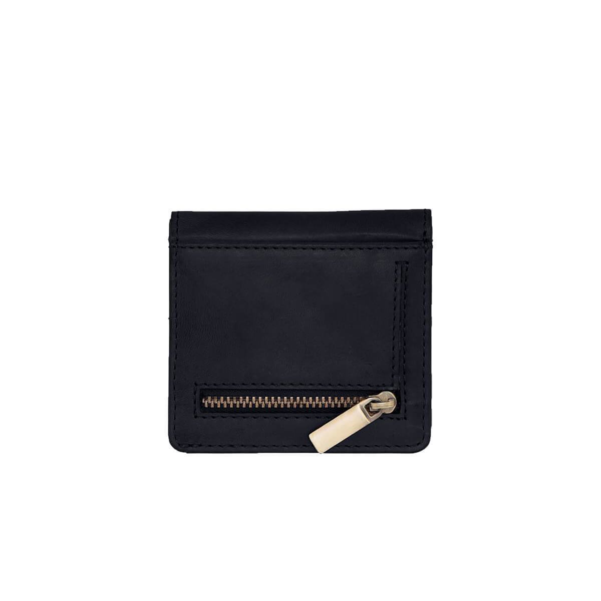 Cartera Alex Fold-Over Clásico Negro
