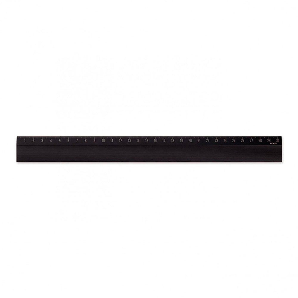 Règle Aluminium 30cm Antidérapante Noir