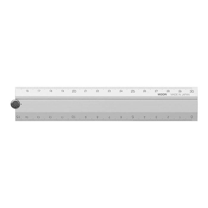 Règle multiple en aluminium 30 cm Argent