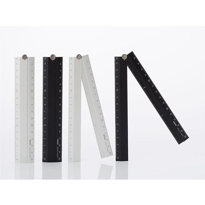 Règle multiple en aluminium 30 cm Argent