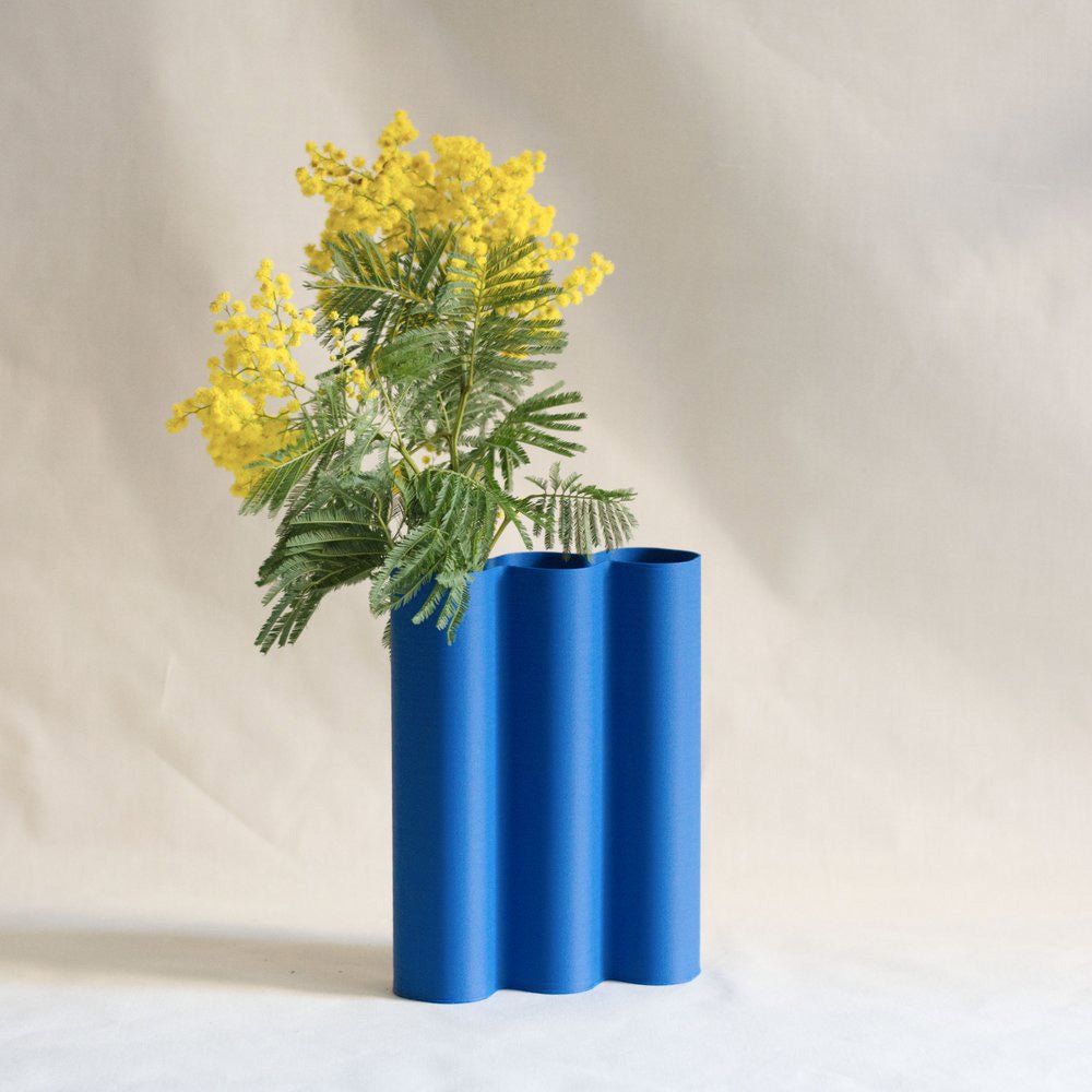 Florero Álvaro L Azul